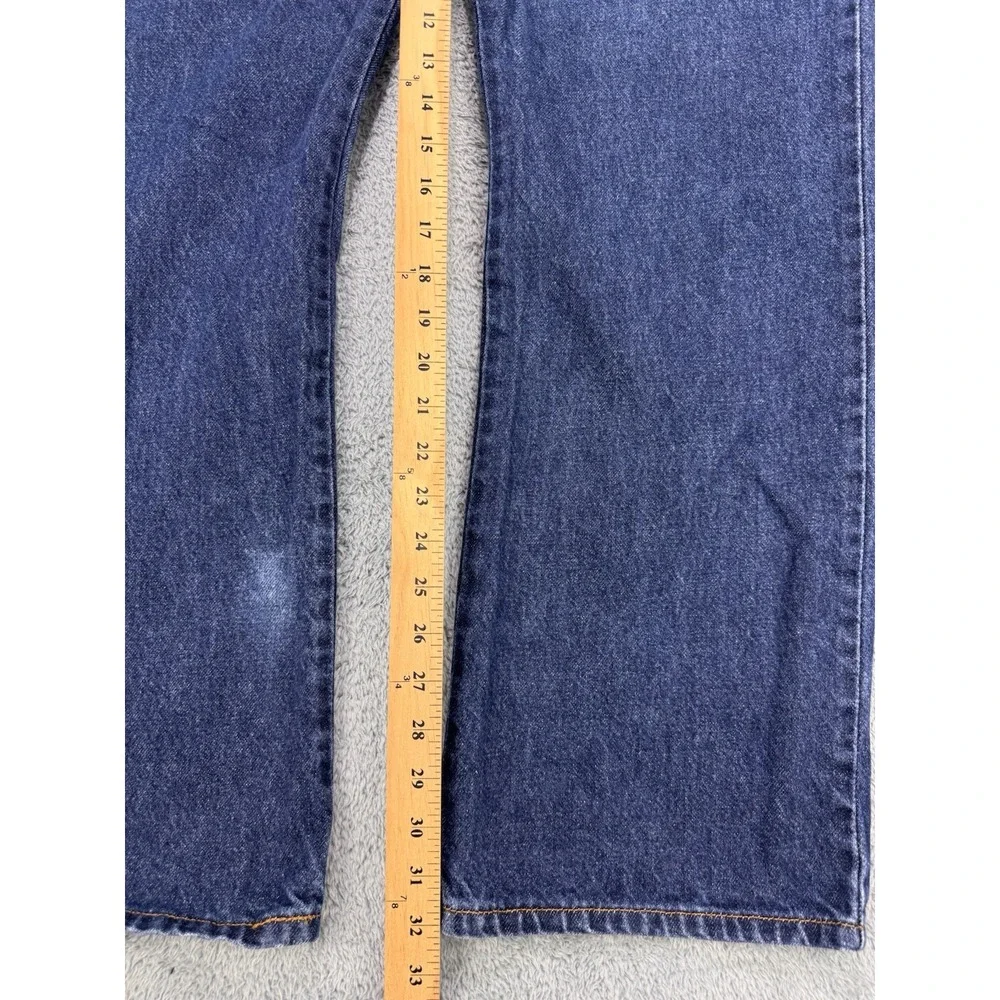 Levi's 517 Jeans Men's 40x32 Blue Bootcut  Denim Cowboy Distressed Faded Western
